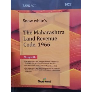 Snow White's Maharashtra Land Revenue Code, 1966 (MLRC) Bare Act 2022